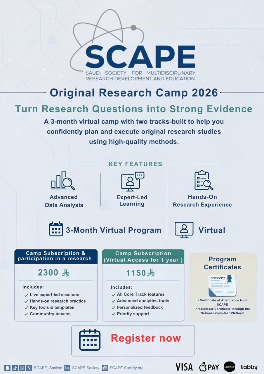 SCAPE Original Research Camp 2026